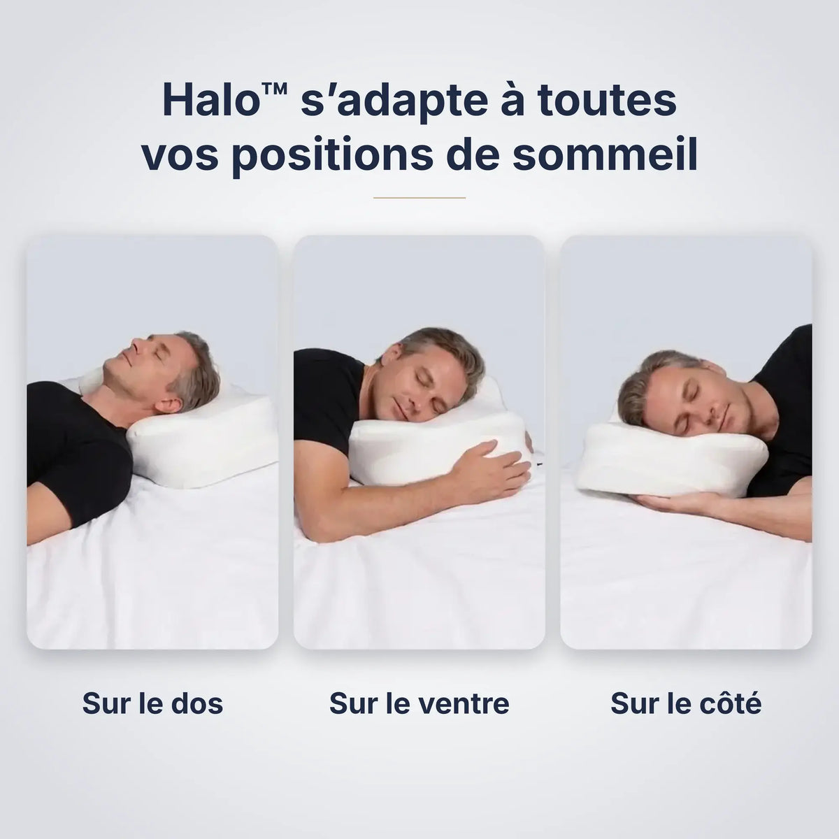 Halo par Maison Cervéa® — Oreiller ergonomique nouvelle génération