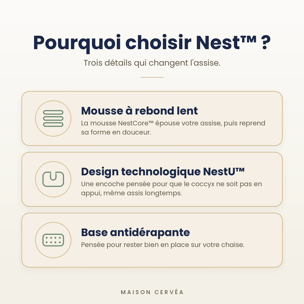 Coussin coccyx